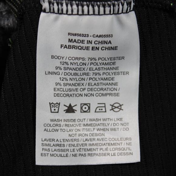 Nike x Off-White Crop Top Womens XS Black Dot Dri-FIT Zip CU2481-010 - Picture 5 of 6